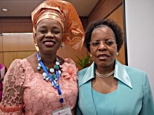 Princess Nikky Onyeri and First Lady of Mozambique 